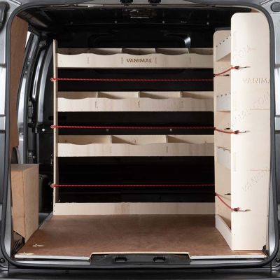 Vivaro C L1 OS Rear and Bulkhead Racking Vanimal