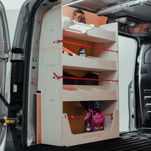 Ford Transit Connect 2014-2024 SWB NS Rear Ply Racking and Shelving Unit