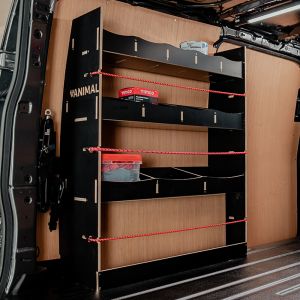 Renault Trafic 2014- LWB Hexaboard NS Rear Racking and Shelving
