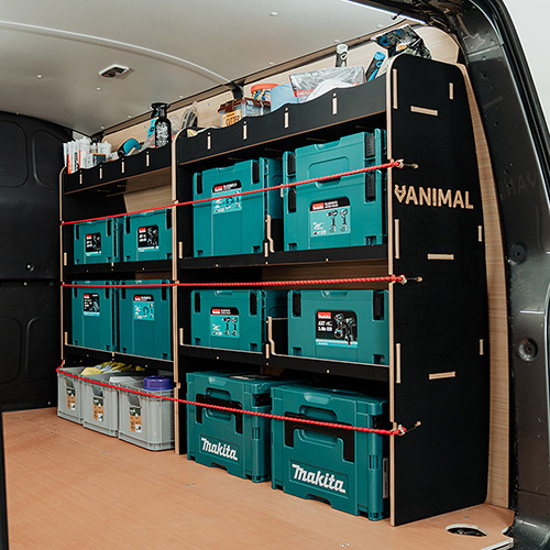 Hexaboard Driver Side MakPac/Toolbox Van Racking